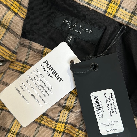 Rag bone plaid flannel shirt - Picture 3 of 3